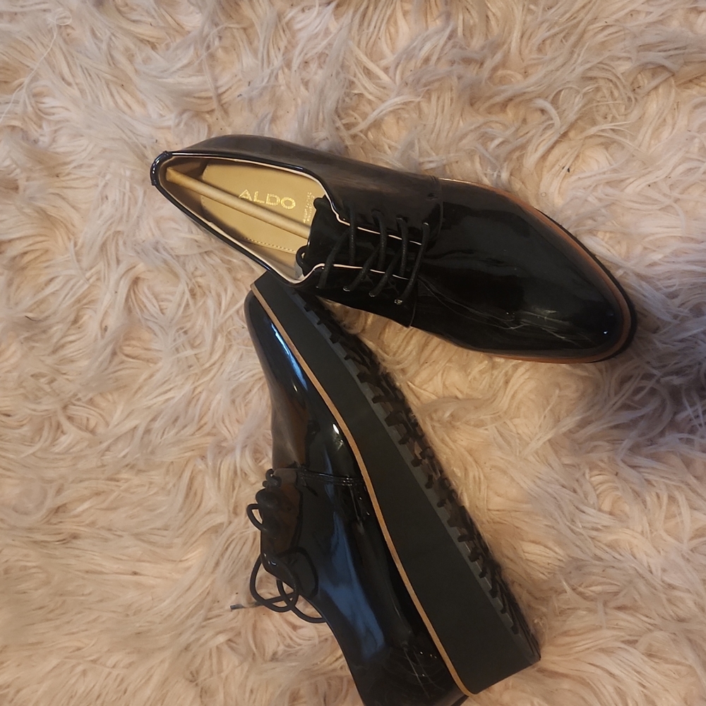 Aldo patten leather shoes